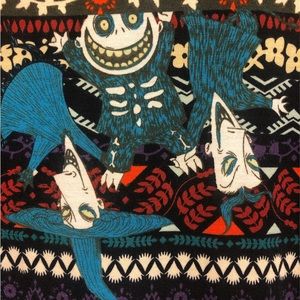 ularoe Disney Nightmare Before Christmas Julia Fitted Dress XL Multicolored